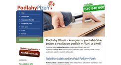 Desktop Screenshot of podlahyplzen.com