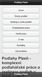 Mobile Screenshot of podlahyplzen.com